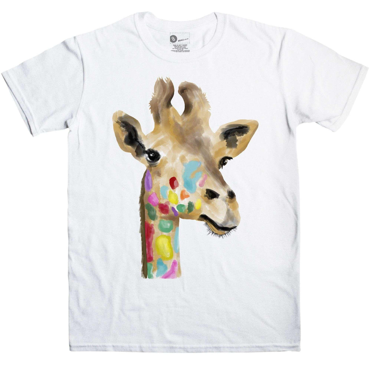 Giraffe Spots Giraffe Spots Graphic T-Shirt For Men 8Ball