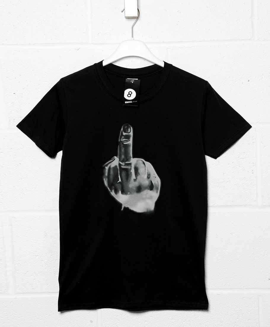 Give The Finger Unisex T-Shirt As Worn By Duff McKagan 8Ball