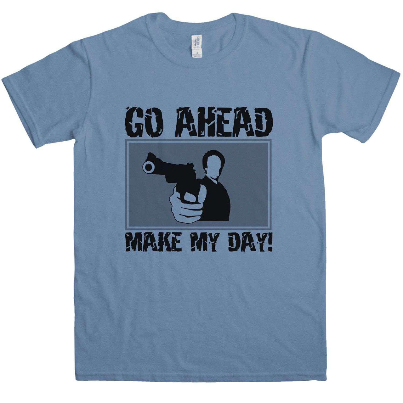 Go Ahead Make My Day T-Shirt For Men 8Ball