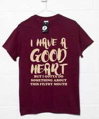 Thumbnail for Good Heart Filthy Mouth Mens T-Shirt 8Ball