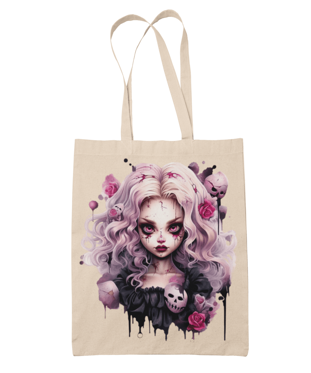 Gothic Barbie Tote Bag 8Ball