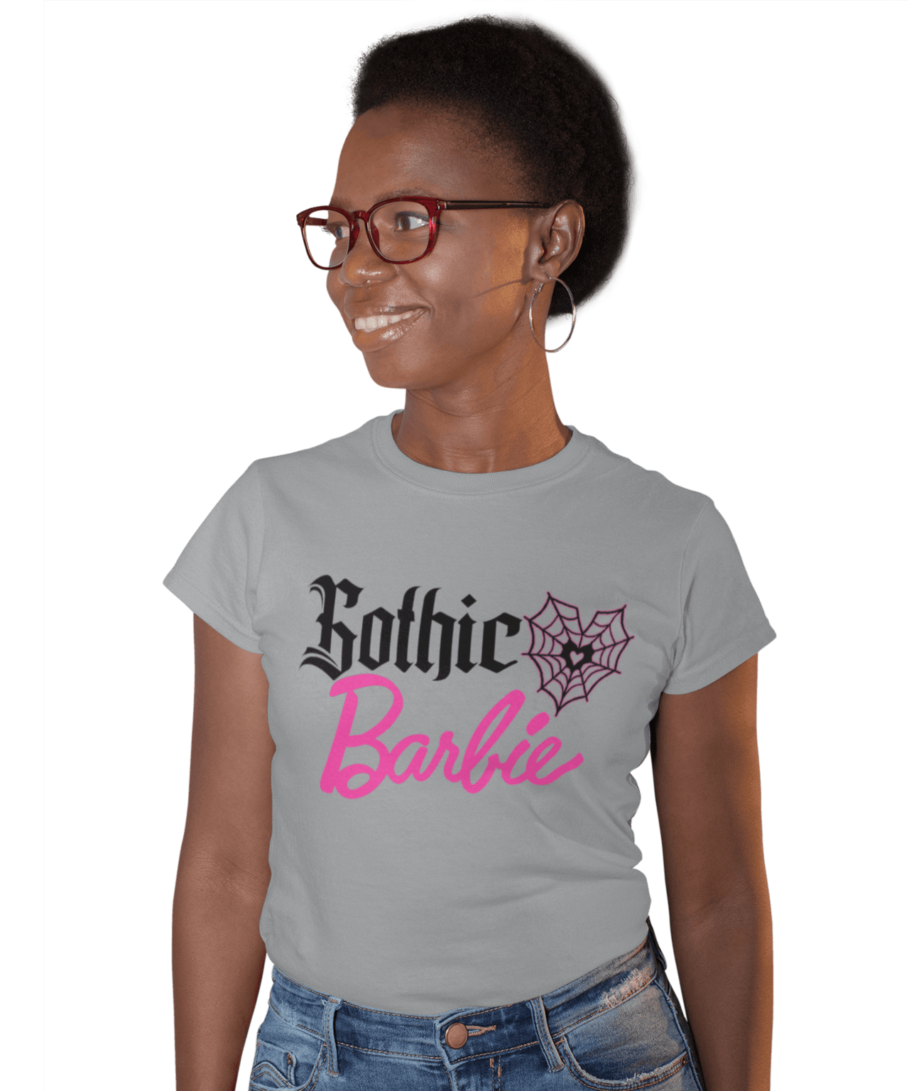 Gothic Barbie Womens T-Shirt 8Ball