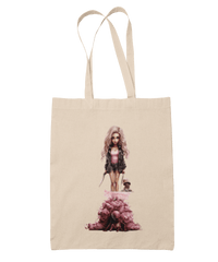 Thumbnail for Gothic Rocker Barbie Tote Bag 8Ball