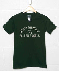 Thumbnail for Gram Parsons And The Fallen Angels Distressed Print Mens T-Shirt 8Ball