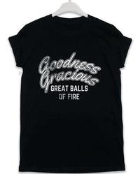 Thumbnail for Great Balls of Fire Lyric Quote Graphic T-Shirt For Men 8Ball