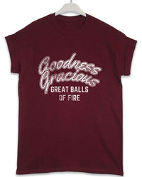 Thumbnail for Great Balls of Fire Lyric Quote Graphic T-Shirt For Men 8Ball