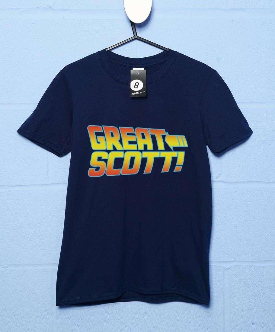 Great Scott Mens Graphic T-Shirt 8Ball