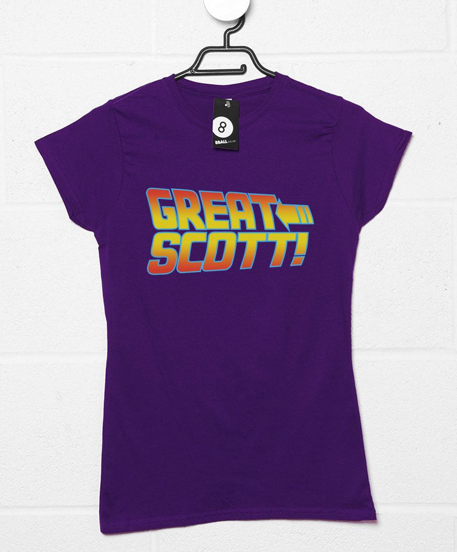 Great Scott Womens T-Shirt 8Ball