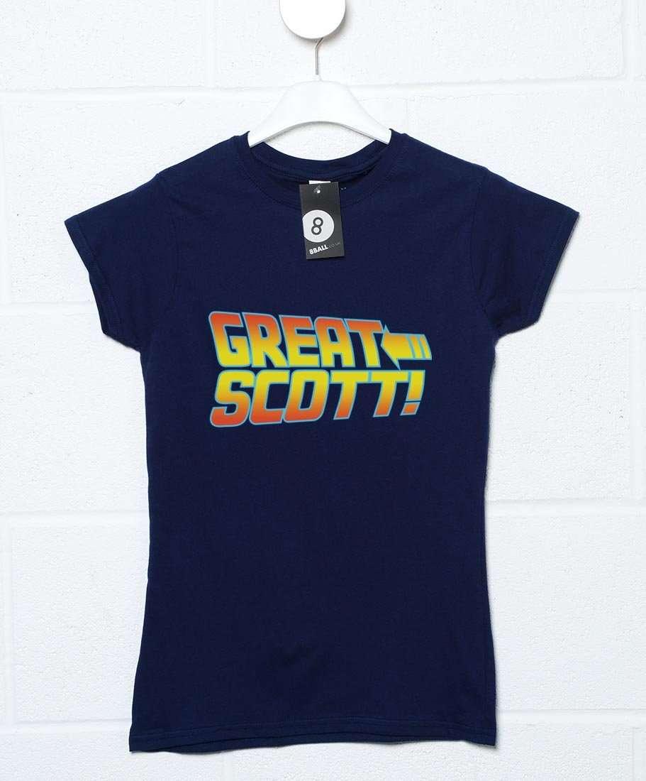 Great Scott Womens T-Shirt 8Ball