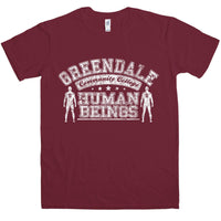 Thumbnail for Greendale Human Beings Mens T-Shirt 8Ball