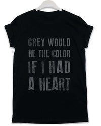 Thumbnail for Grey Would Be the Colour Lyric Quote Mens T-Shirt 8Ball