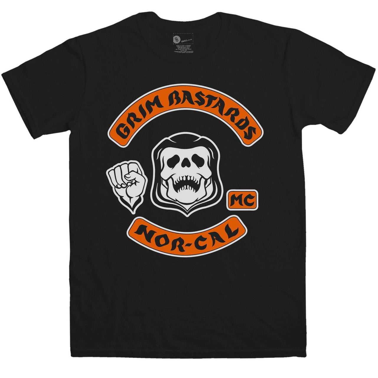 Grim Bastards Graphic T-Shirt For Men 8Ball