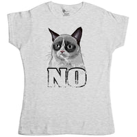 Thumbnail for Grumpy Cat No Womens T-Shirt 8Ball