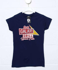 Thumbnail for Gus's Galaxy Grill Womens Style T-Shirt, Inspired By Spaceballs 8Ball