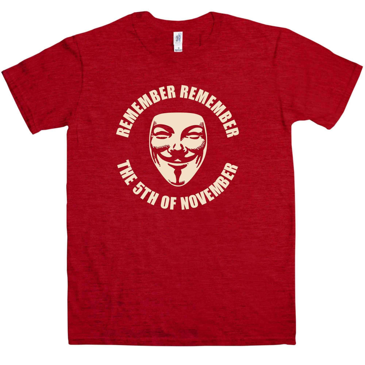 Guy Fawkes Remember Remember T-Shirt For Men 8Ball