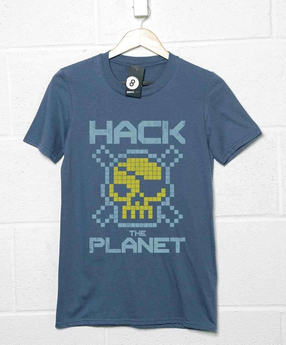 Hack The Planet Unisex T-Shirt For Men And Women 8Ball