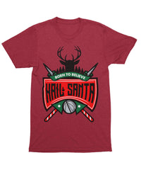 Thumbnail for Hail Santa Unisex Christmas T-Shirt For Men 8Ball