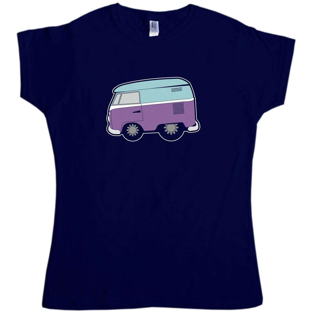 Halftone Camper Womens Style T-Shirt 8Ball