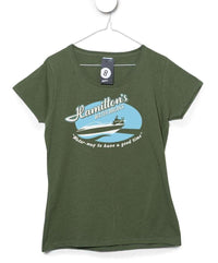 Thumbnail for Hamilton's Water Breaks Fitted Womens T-Shirt 8Ball