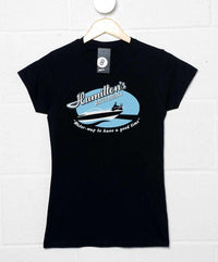 Thumbnail for Hamilton's Water Breaks Fitted Womens T-Shirt 8Ball