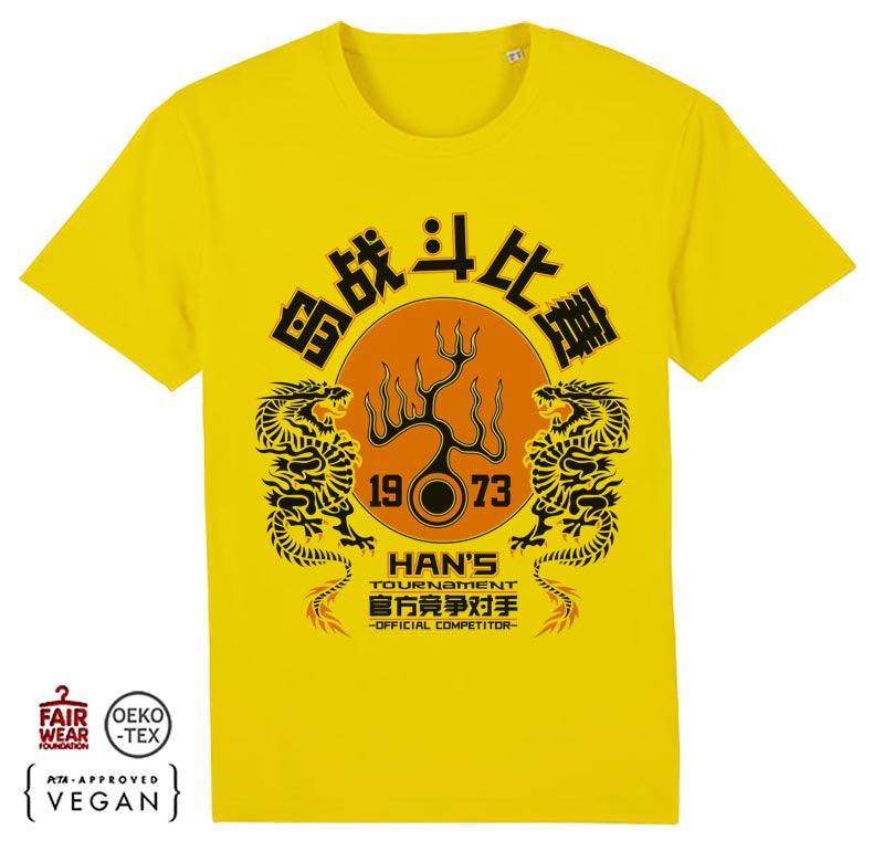 Han's Tournament Competitor Premium Organic Cotton Mens T-Shirt 8Ball