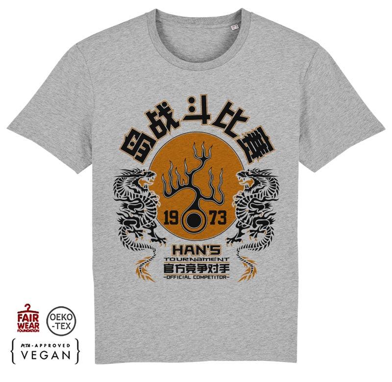Han's Tournament Competitor Premium Organic Cotton Mens T-Shirt 8Ball