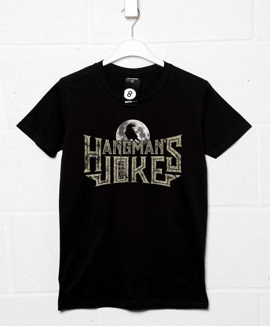 Hangmans Joke Crow Silhouette T-Shirt For Men 8Ball