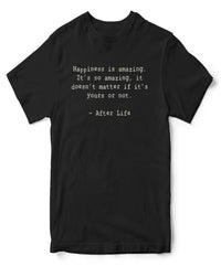 Thumbnail for Happiness is Amazing Graphic T-Shirt For Men, Inspired By After Life 8Ball