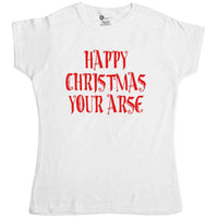 Thumbnail for Happy Christmas Your Ar*E Womens T-Shirt 8Ball
