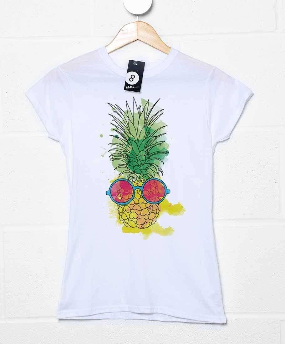 Happy Pineapple Happy Pineapple T-Shirt for Women 8Ball