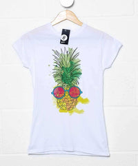 Thumbnail for Happy Pineapple Happy Pineapple T-Shirt for Women 8Ball
