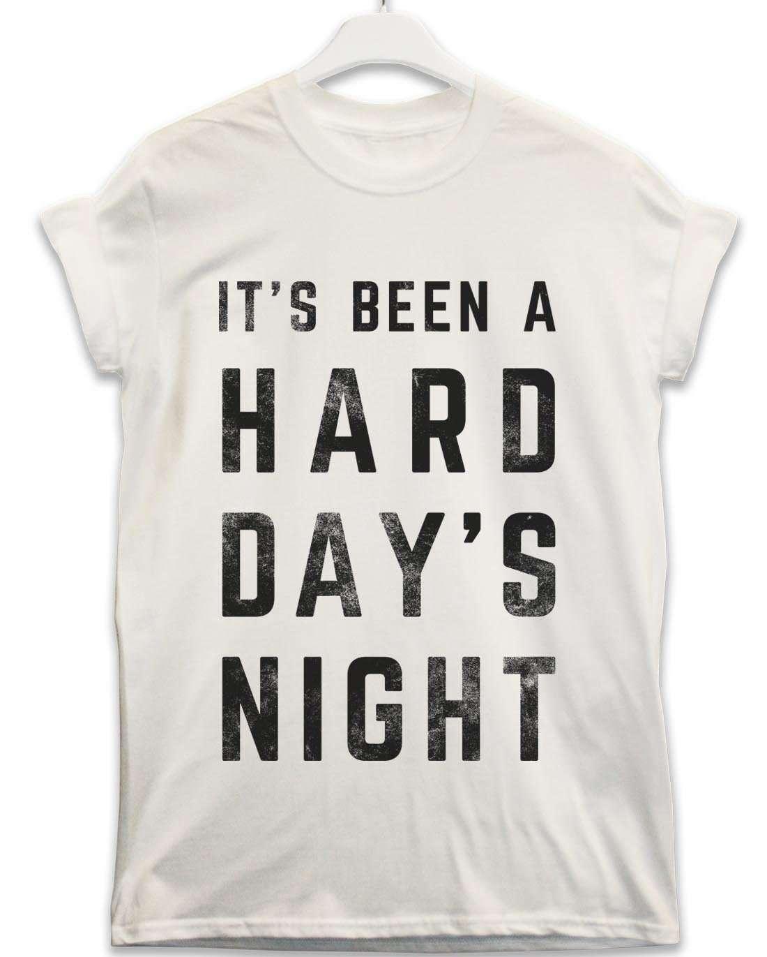 Hard Day's Night Lyric Quote T-Shirt For Men 8Ball