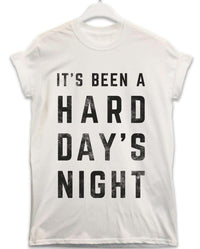 Thumbnail for Hard Day's Night Lyric Quote T-Shirt For Men 8Ball