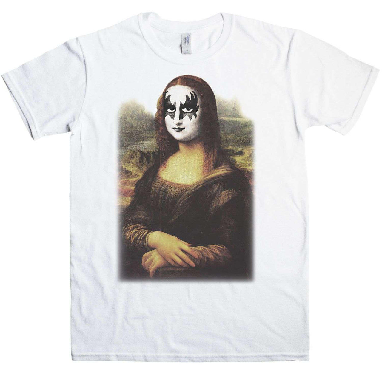 Hard Rock Mona Lisa Mens Graphic T-Shirt 8Ball