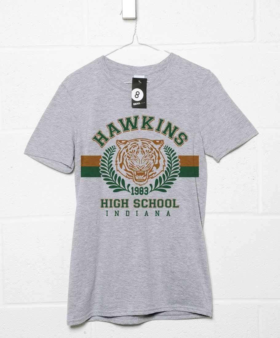 Hawkins High School Graphic T-Shirt For Men 8Ball