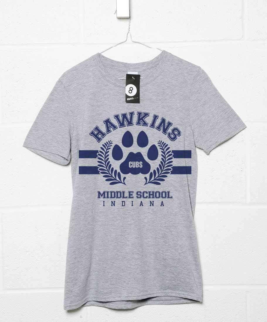 Hawkins Middle School Unisex T-Shirt For Men And Women 8Ball