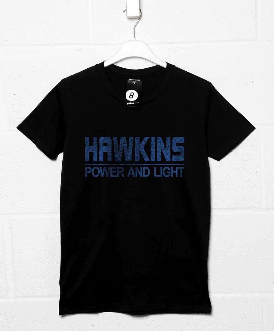 Hawkins Power And Light T-Shirt For Men 8Ball