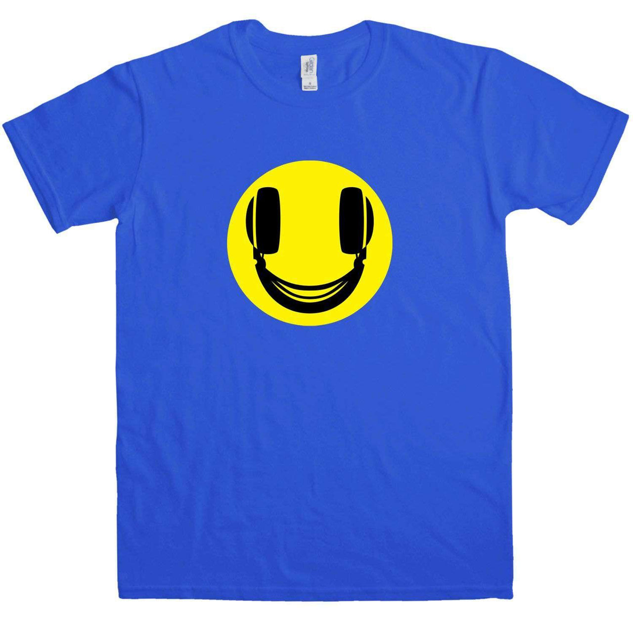 Headphone Smiley Graphic T-Shirt For Men 8Ball