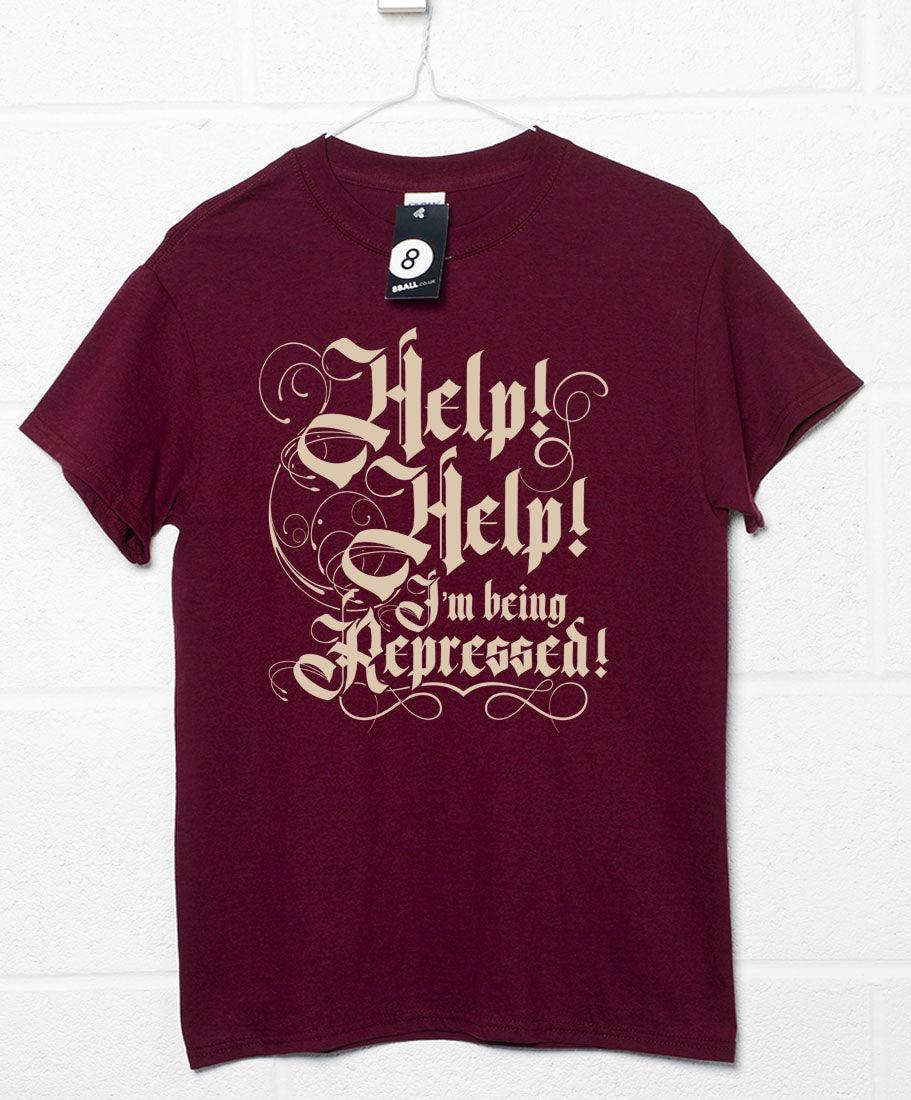 Help I'm Being Repressed Mens T-Shirt 8Ball