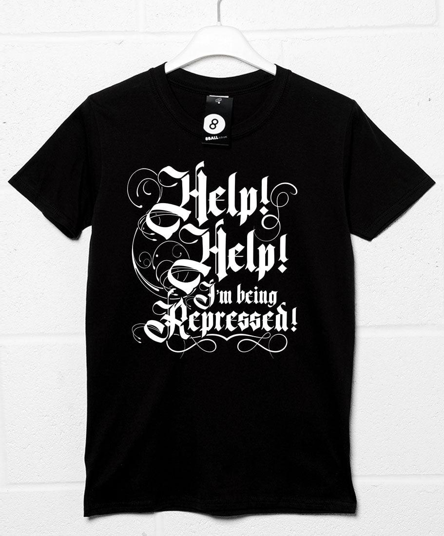 Help I'm Being Repressed Mens T-Shirt 8Ball