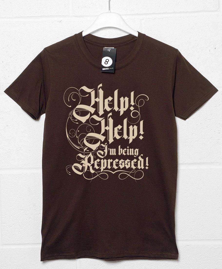 Help I'm Being Repressed Mens T-Shirt 8Ball