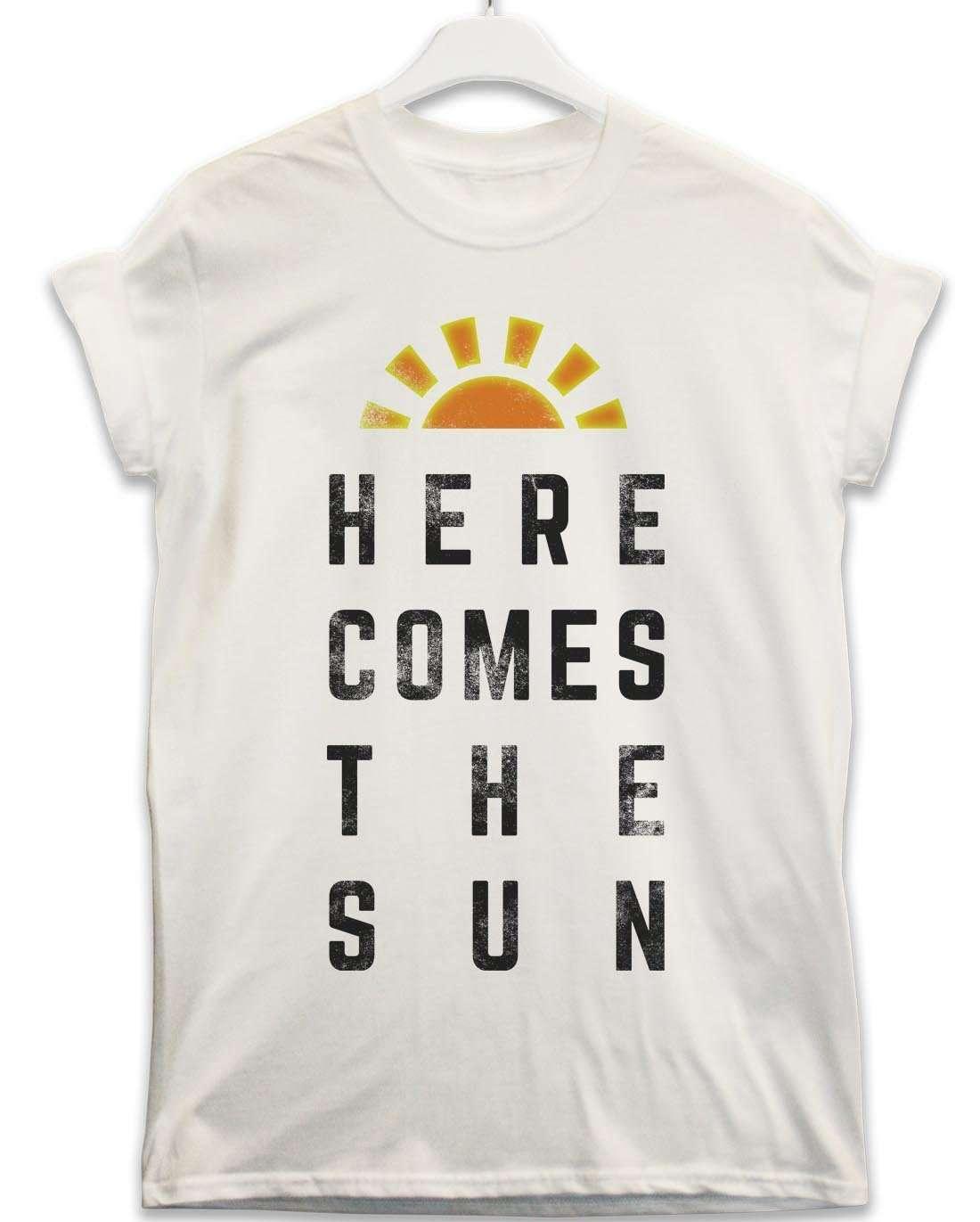 Here Comes the Sun Lyric Quote Unisex T-Shirt For Men And Women 8Ball