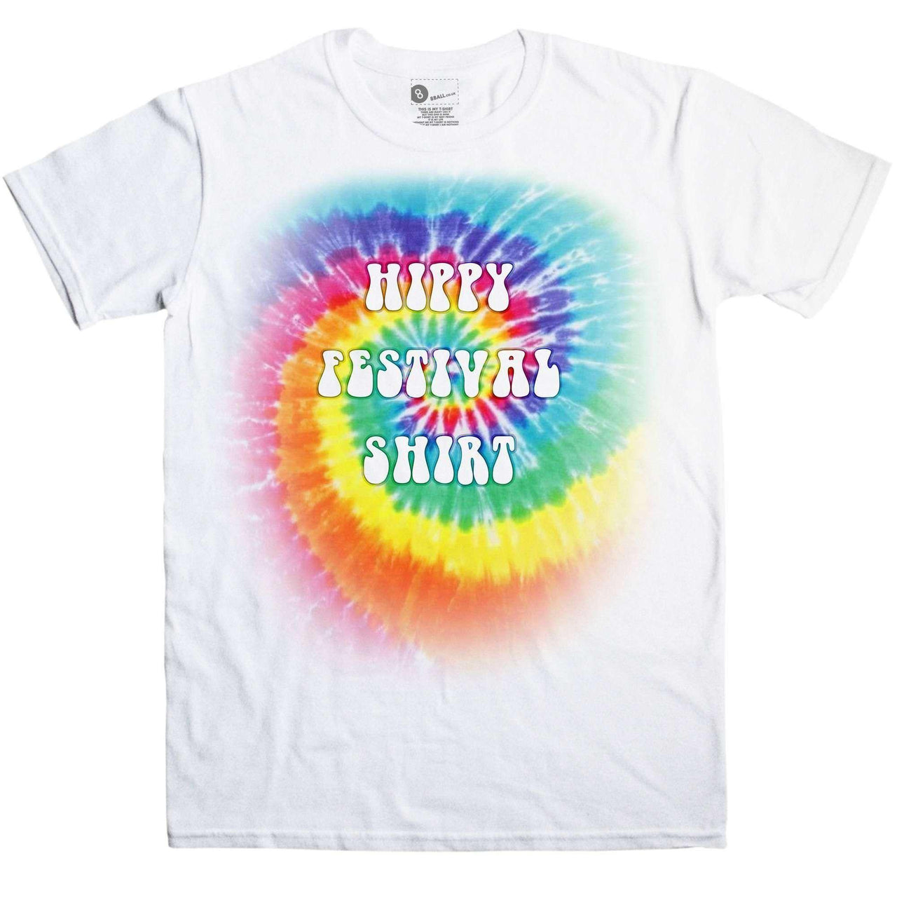 Hippy Festival Graphic T-Shirt For Men 8Ball