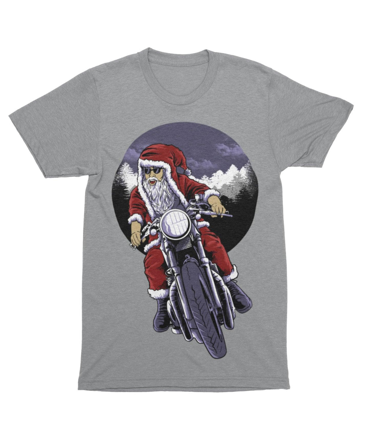 Holiday Rider Santa Unisex Christmas Unisex T-Shirt For Men And Women 8Ball