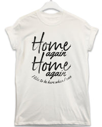 Thumbnail for Home Again Lyric Quote Mens Graphic T-Shirt 8Ball