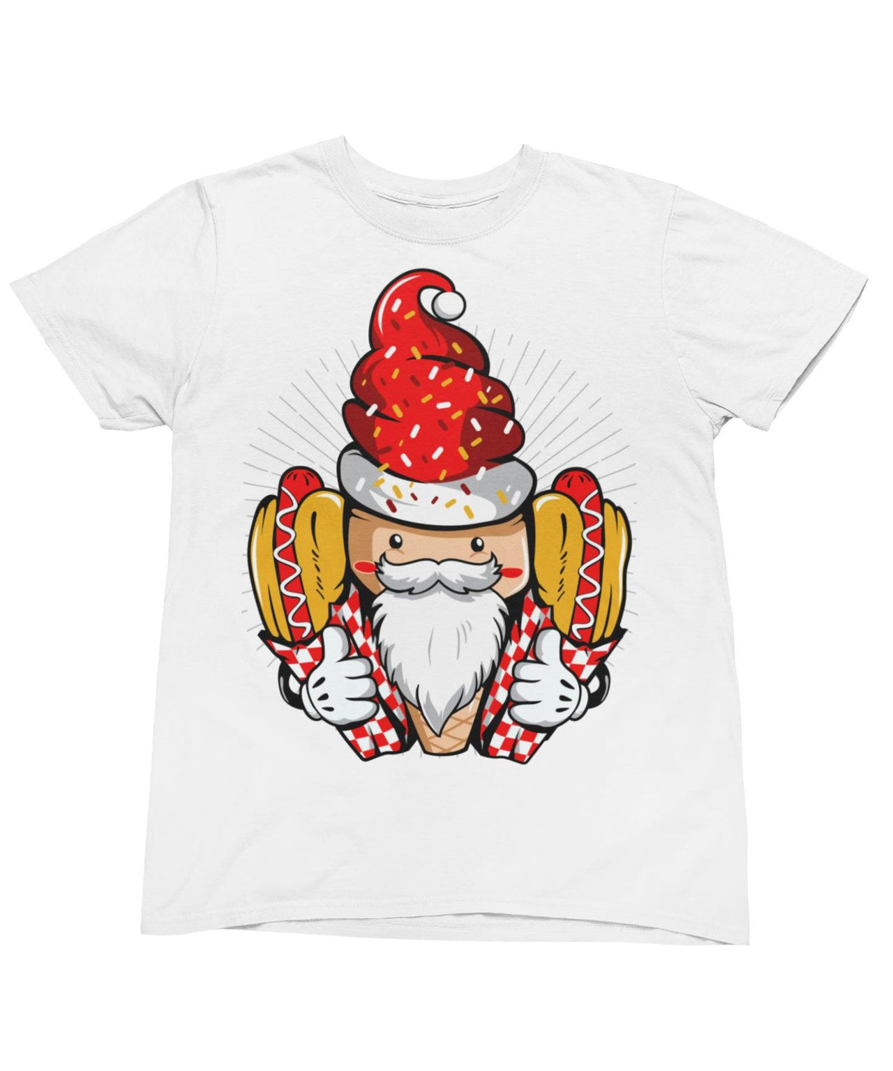 Hotdog Santa Unisex Christmas Unisex T-Shirt 8Ball