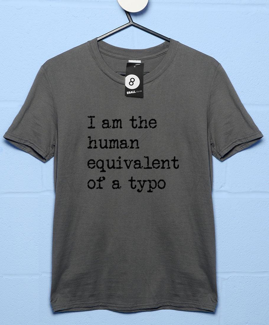 Human Typo T-Shirt For Men 8Ball