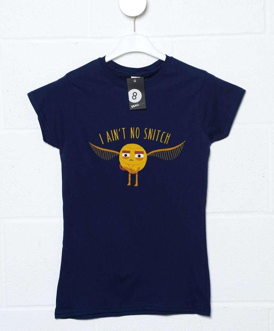 I Ain't No Snitch DinoMike Womens T-Shirt 8Ball