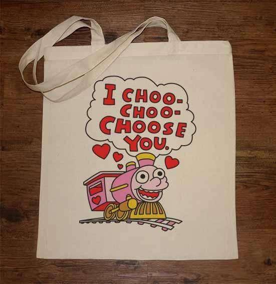I Choo-Choo-Choose You Tote Bag 8Ball