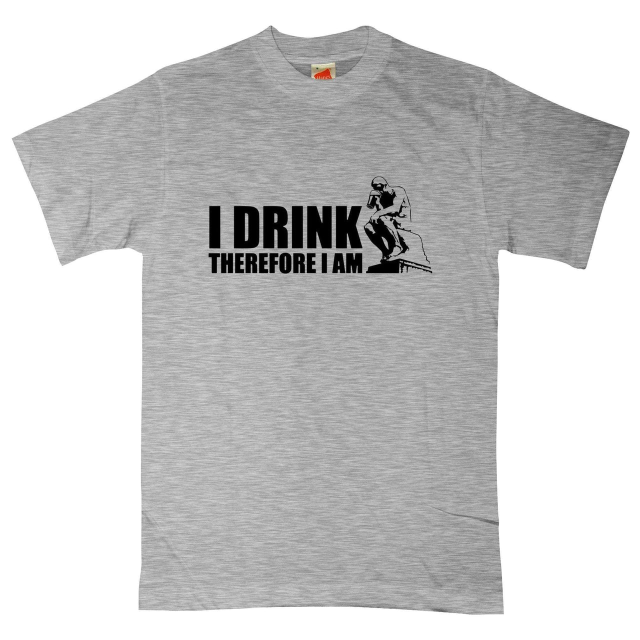 I Drink Therefore I Am Graphic T-Shirt For Men 8Ball